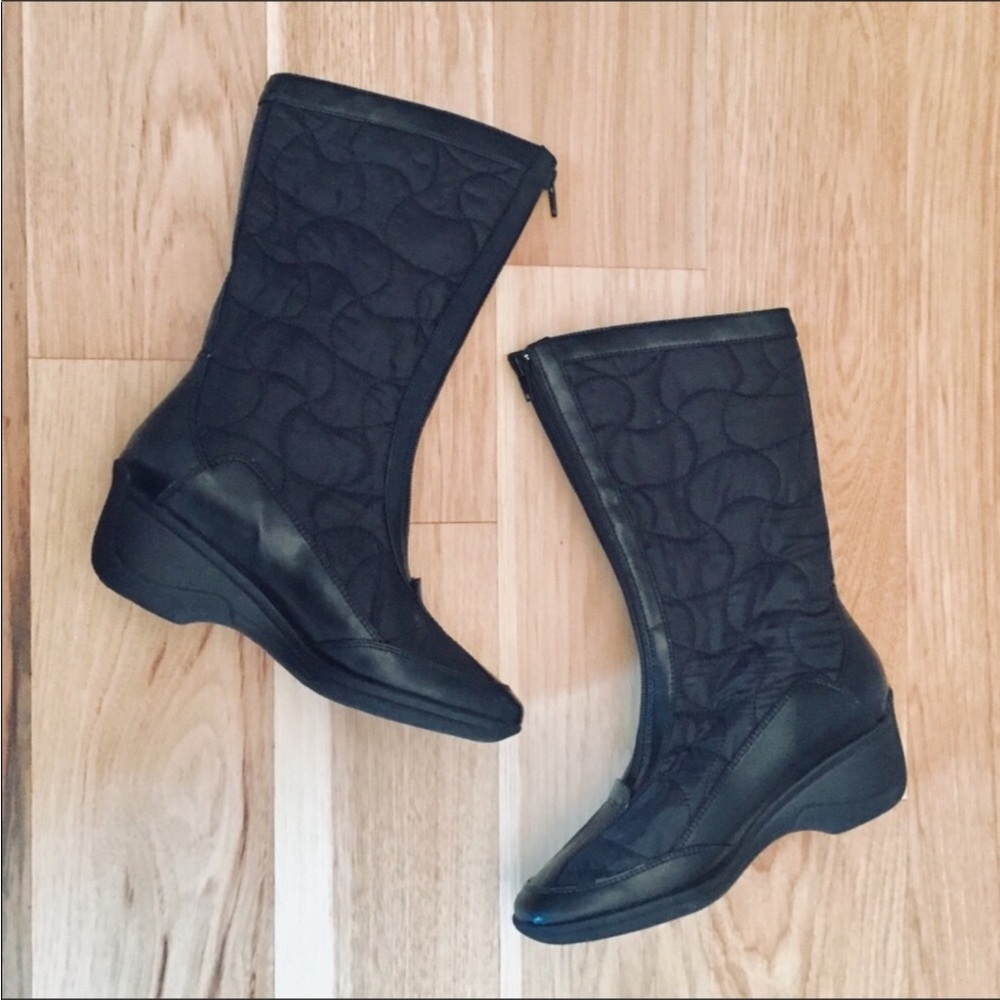 Astrid Zip Front Faux Fur Lined Winter Boots